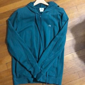 Lacoste zip up sweater
